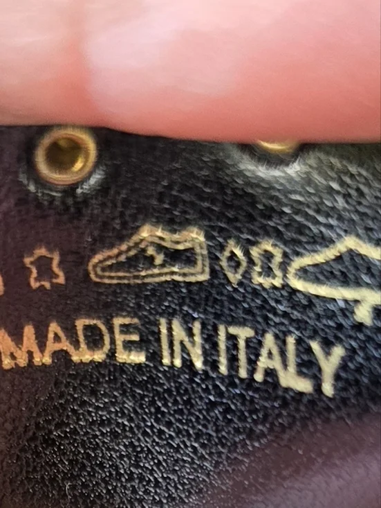 Italian Leather Studded Slide Sandals Black Minimal Luxe EU 41 US 10 - Picture 5 of 9